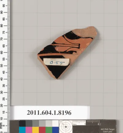 Terracotta fragment of a kylix (drinking cup)