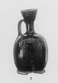 LEKYTHOS, SQUAT (CALENIAN, BLACK GLAZE)