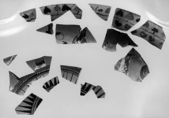 CUP, SIANA, FRAGMENTS (ATHENIAN, BLACK-FIGURE)