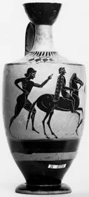 LEKYTHOS (ATHENIAN, BLACK-FIGURE)