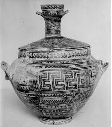 KRATER (ATHENIAN GEOMETRIC, SILHOUETTE)