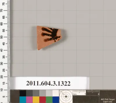 Terracotta fragment of a skyphos (deep drinking cup)