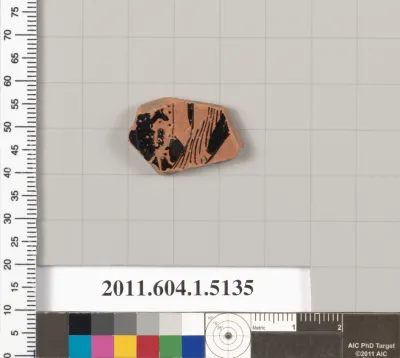 Terracotta fragment of a kylix (drinking cup)