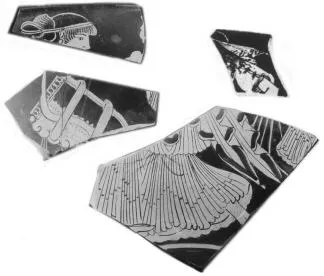 CUP, FRAGMENTS (ATHENIAN, RED-FIGURE)