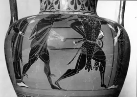AMPHORA, NECK (ATHENIAN, BLACK-FIGURE)