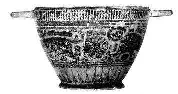 SKYPHOS (CORINTHIAN, BLACK-FIGURE)