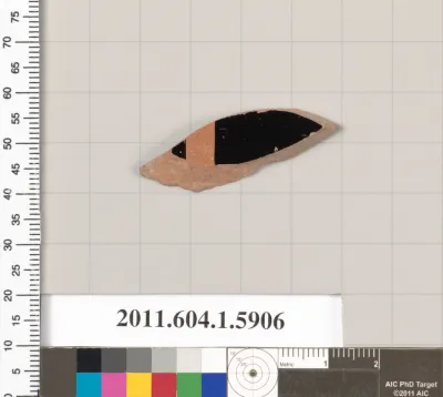 Terracotta fragment of a kylix (drinking cup)