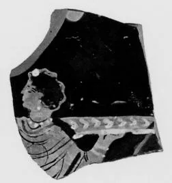 OINOCHOE (?), FRAGMENT (SOUTH ITALIAN, APULIAN, RED-FIGURE)