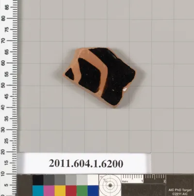 Terracotta fragment of a kylix (drinking cup)