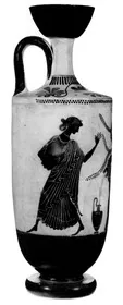 LEKYTHOS (ATHENIAN, BLACK-FIGURE)