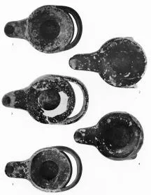 LAMP (ATHENIAN, BLACK GLAZE)