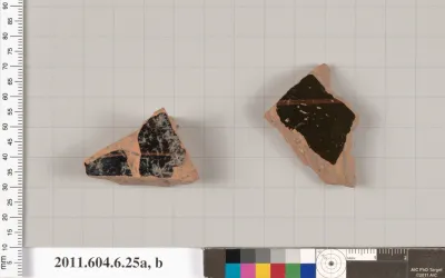 Terracotta fragments of undetermined shapes