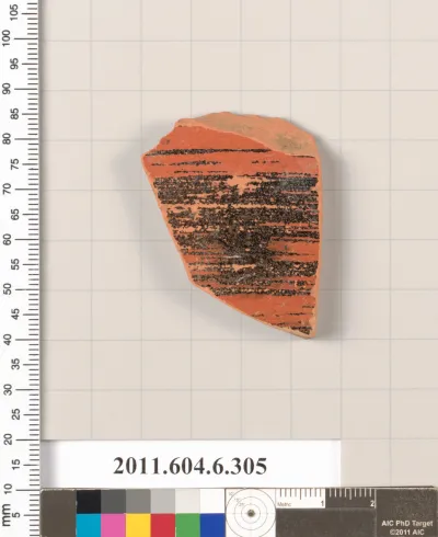Terracotta fragment of an open shape