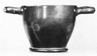 SKYPHOS (ATHENIAN, BLACK GLAZE)