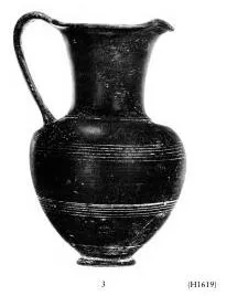 OINOCHOE (ETRUSCAN, BUCCHERO)