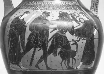 AMPHORA, BELLY, TYPE A (ATHENIAN, BLACK-FIGURE)