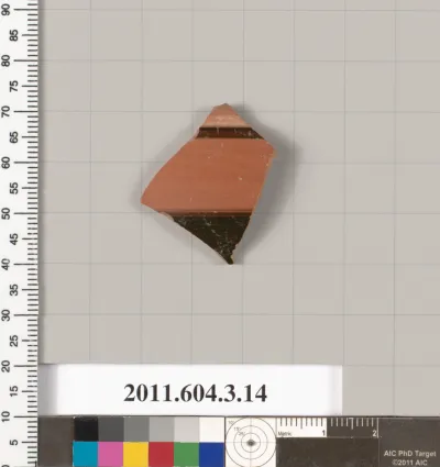 Terracotta fragment of a kylix (drinking cup)?