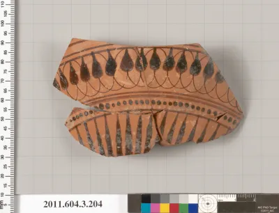 Terracotta fragment of a neck-amphora (jar)