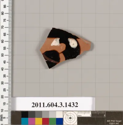 Terracotta fragment of a skyphos (deep drinking cup)