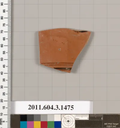 Terracotta fragment of a skyphos (deep drinking cup)