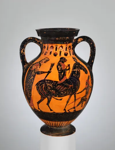Terracotta amphora (jar)