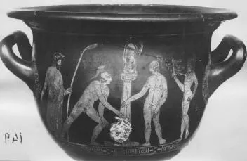 KRATER, BELL (ATHENIAN, RED-FIGURE)
