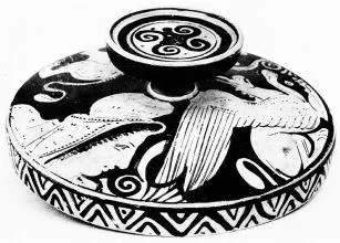 LEKANIS LID (ATHENIAN, RED-FIGURE)