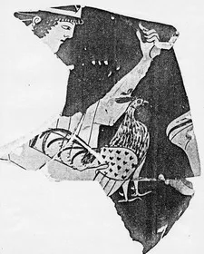 HYDRIA, FRAGMENT (ATHENIAN, RED-FIGURE)