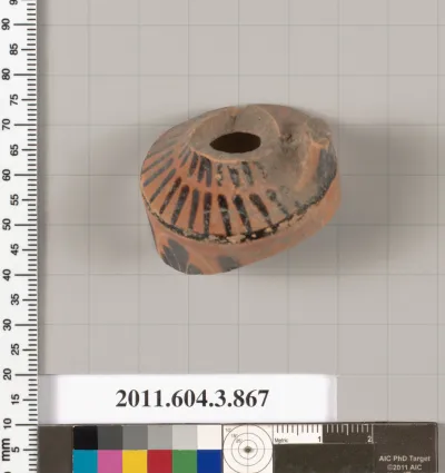 Terracotta fragment of a lekythos (oil flask)