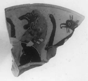 CUP, LITTLE MASTER BAND, FRAGMENT (ATHENIAN, BLACK-FIGURE)
