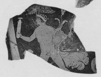 AMPHORA, NECK (?), FRAGMENT (SOUTH ITALIAN, APULIAN, RED-FIGURE)