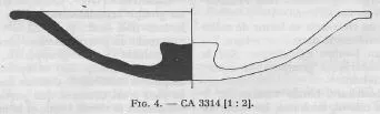 AMPHORA, NECK AND LID (BOEOTIAN GEOMETRIC, SILHOUETTE)