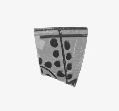Attic Black-Figure Eye Cup Fragment
