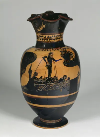 Kleeblattkanne mit Odysseus (Attische Kleeblattkanne)