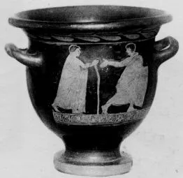 KRATER, BELL (SOUTH ITALIAN, LUCANIAN, RED-FIGURE)