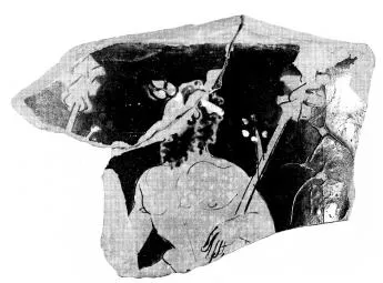 KRATER, BELL, FRAGMENT (ATHENIAN, RED-FIGURE)