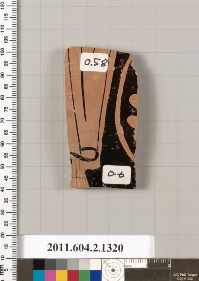 Terracotta fragment of a skyphos (deep drinking cup)