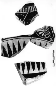 AMPHORA, NECK, FRAGMENT (ATHENIAN, RED-FIGURE)
