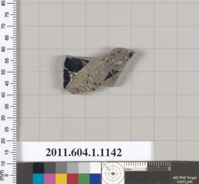 Terracotta fragment of a kylix (drinking cup)