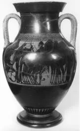 AMPHORA, BELLY, TYPE A (ATHENIAN, BLACK-FIGURE)