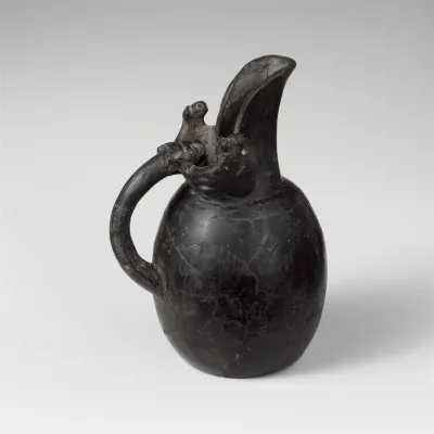 Terracotta oinochoe (jug)