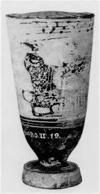 LEKYTHOS, FRAGMENT (ATHENIAN, BLACK-FIGURE)
