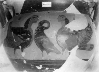 KRATER, COLUMN (ATHENIAN, BLACK-FIGURE)