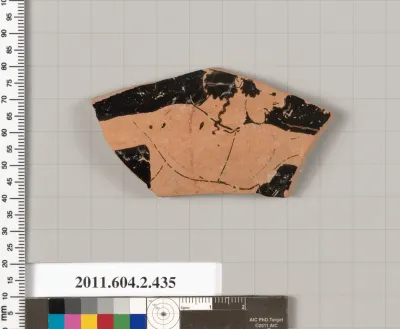 Terracotta fragment of a column-krater (bowl for mixing wine and water)