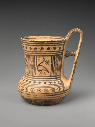 Terracotta tankard