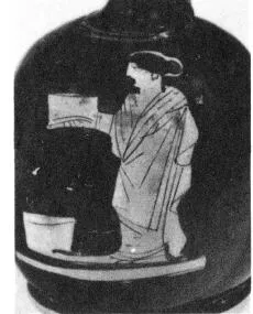 LEKYTHOS, SQUAT (ATHENIAN, RED-FIGURE)