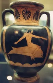 AMPHORA, NECK (ATHENIAN, RED-FIGURE)