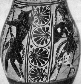 OLPE (ATHENIAN, BLACK-FIGURE)