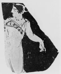 SKYPHOS, FRAGMENT (SOUTH ITALIAN, APULIAN, RED-FIGURE)
