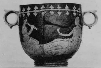 SKYPHOS (BOEOTIAN, RED-FIGURE)